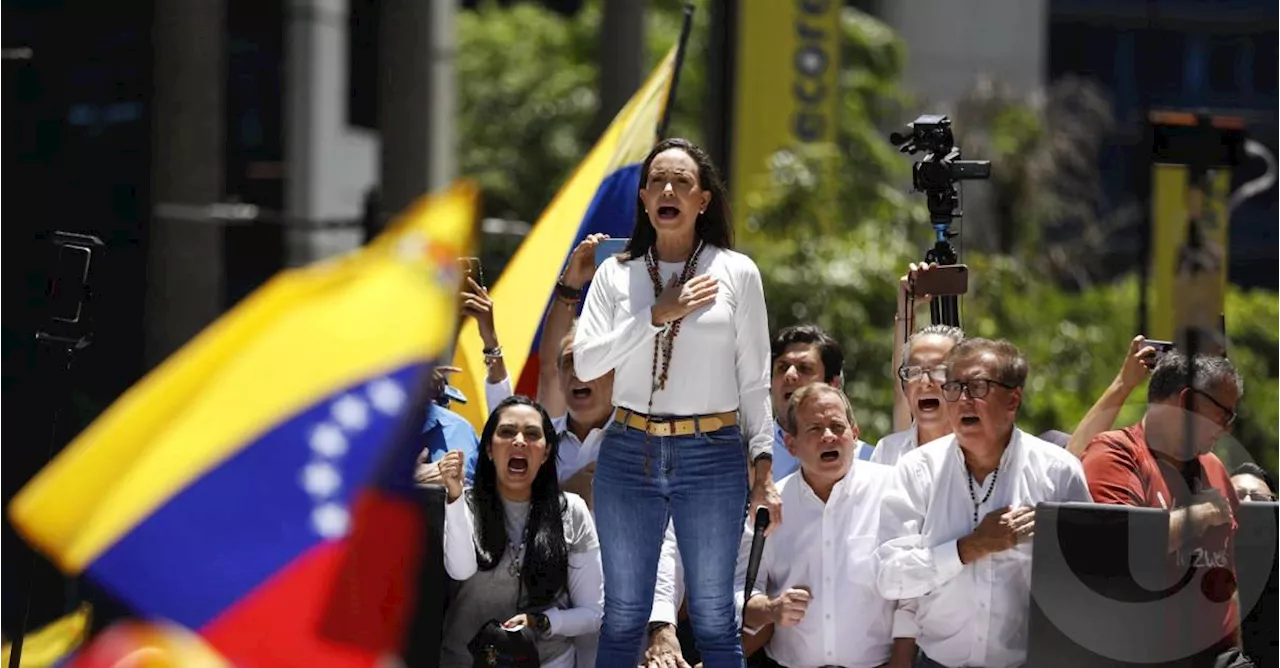 María Corina Machado alerta al mundo sobre asedio a embajada argentina en Caracas con refugiados opositores