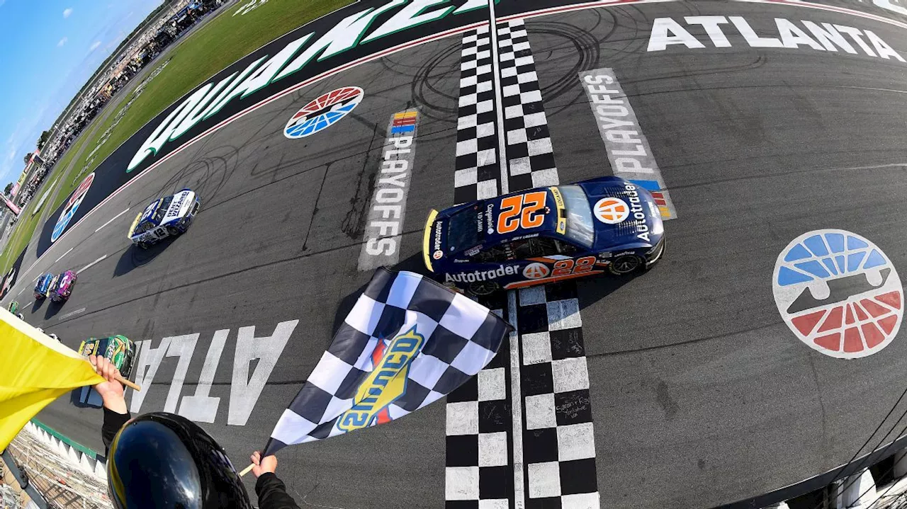 Joey Logano wins NASCAR playoff opener at Atlanta, into 2nd round