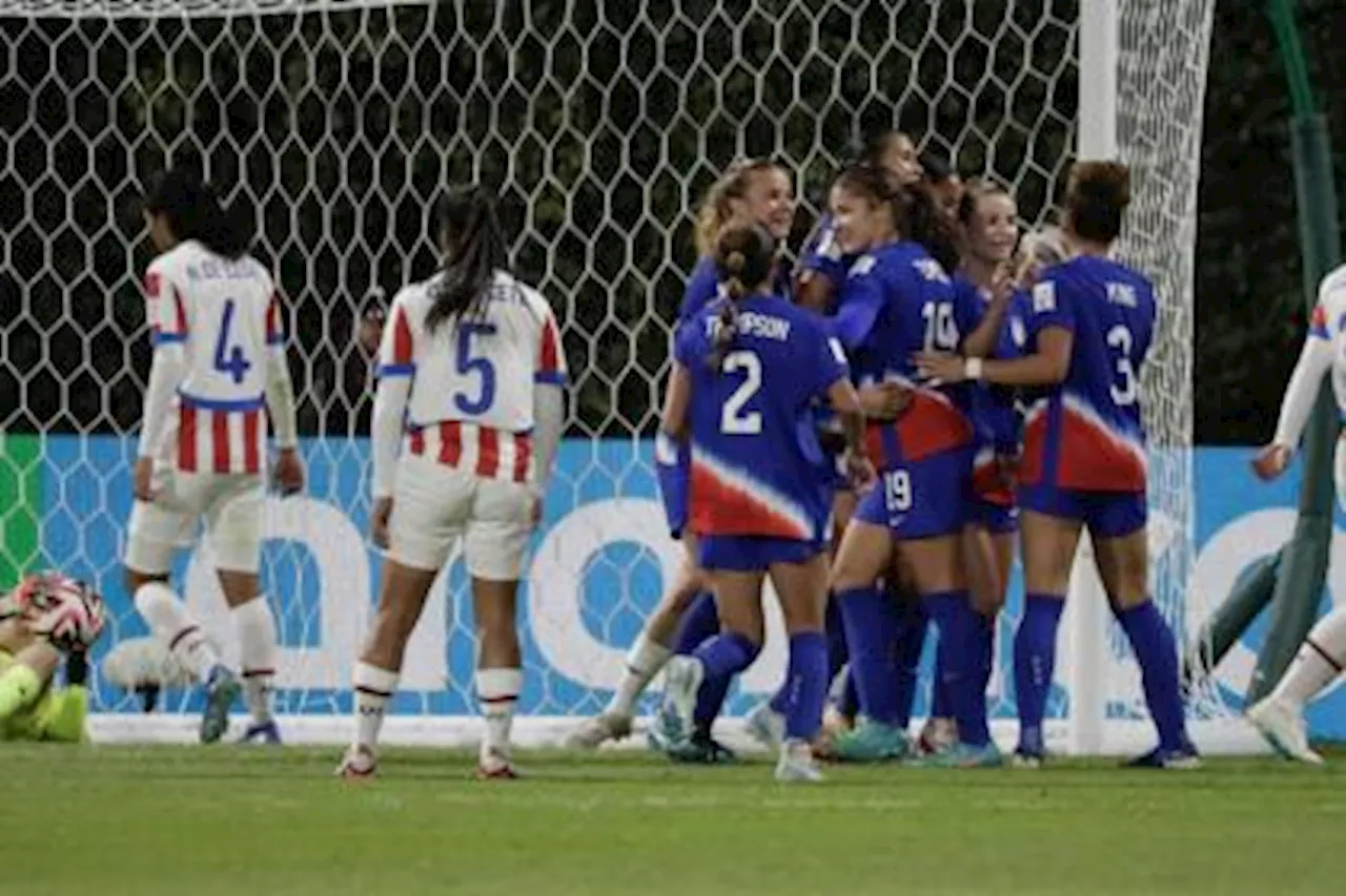 Estados Unidos goleó a Paraguay en el Mundial Femenino Sub-20 2024