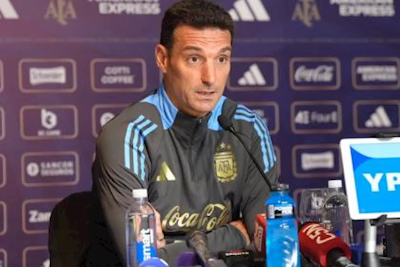 Scaloni resaltó la clave de Colombia: ‘Cuidado con la pelota quieta’