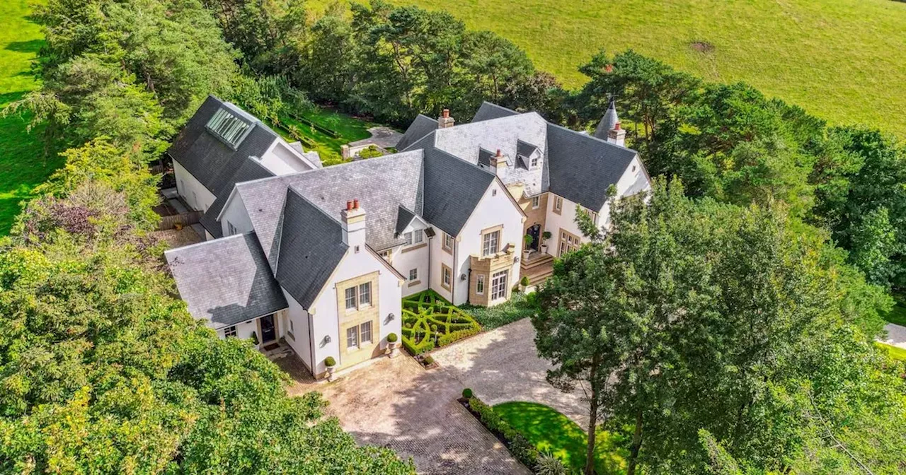 Incredible £3.65m Lanarkshire mansion with wine cellar and pool set on three acres of land