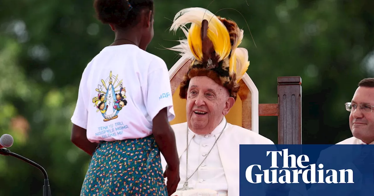 Pope Francis welcomed to remote Papua New Guinea as he seeks ‘to break down distances’