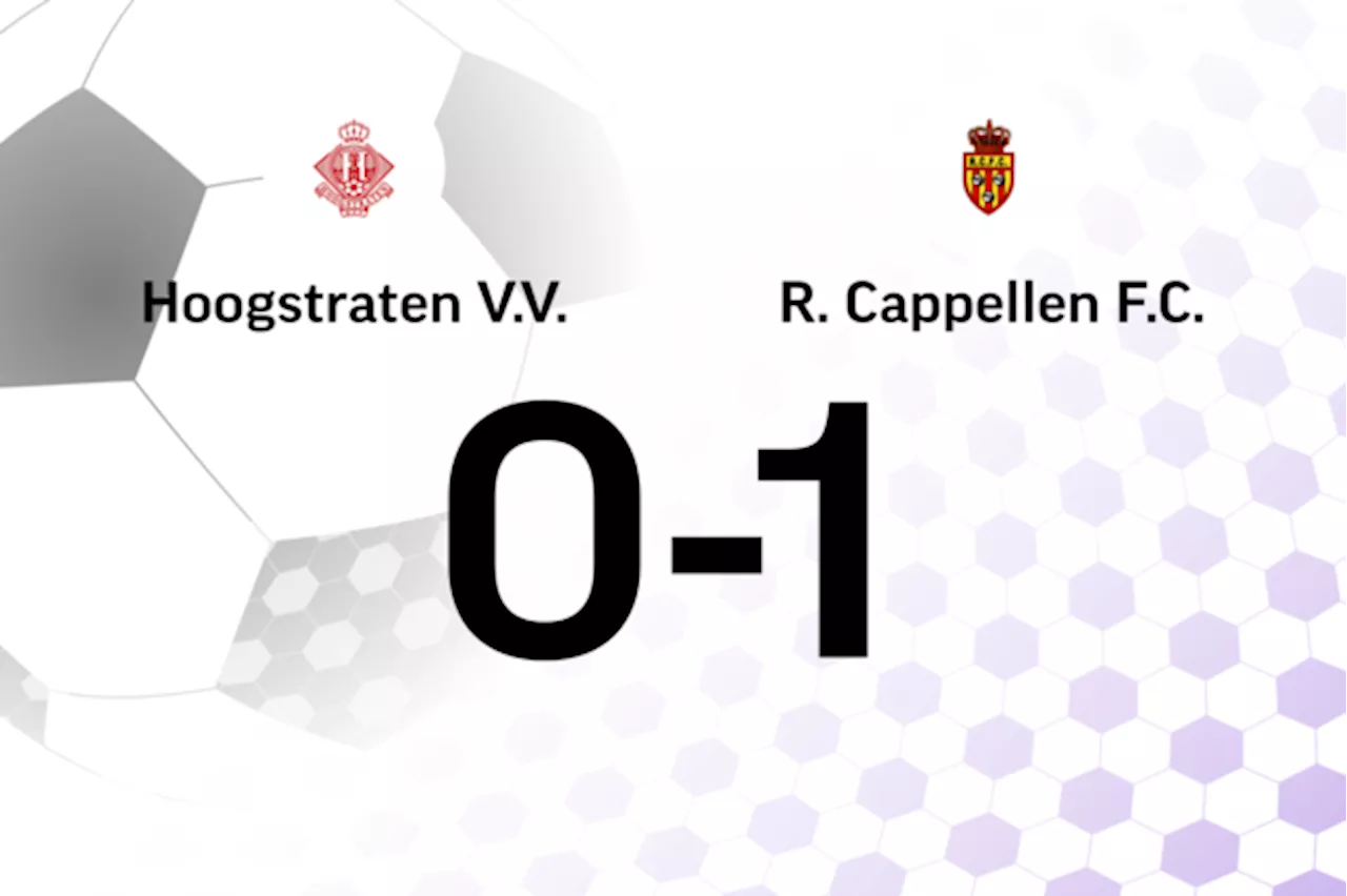 D. De Schutter bezorgt Cappellen FC zege op Hoogstraten VV