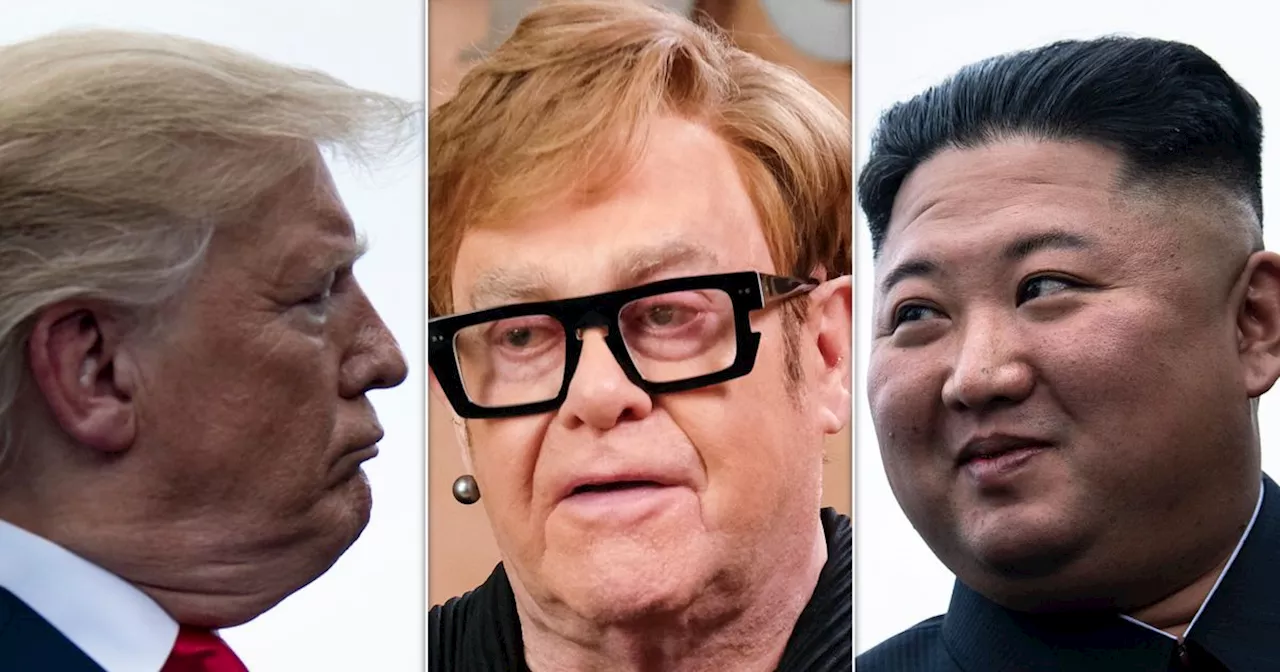 Elton John Was Tickled By Trump's 'Little Rocket Man' Gibe At Kim Jong Un