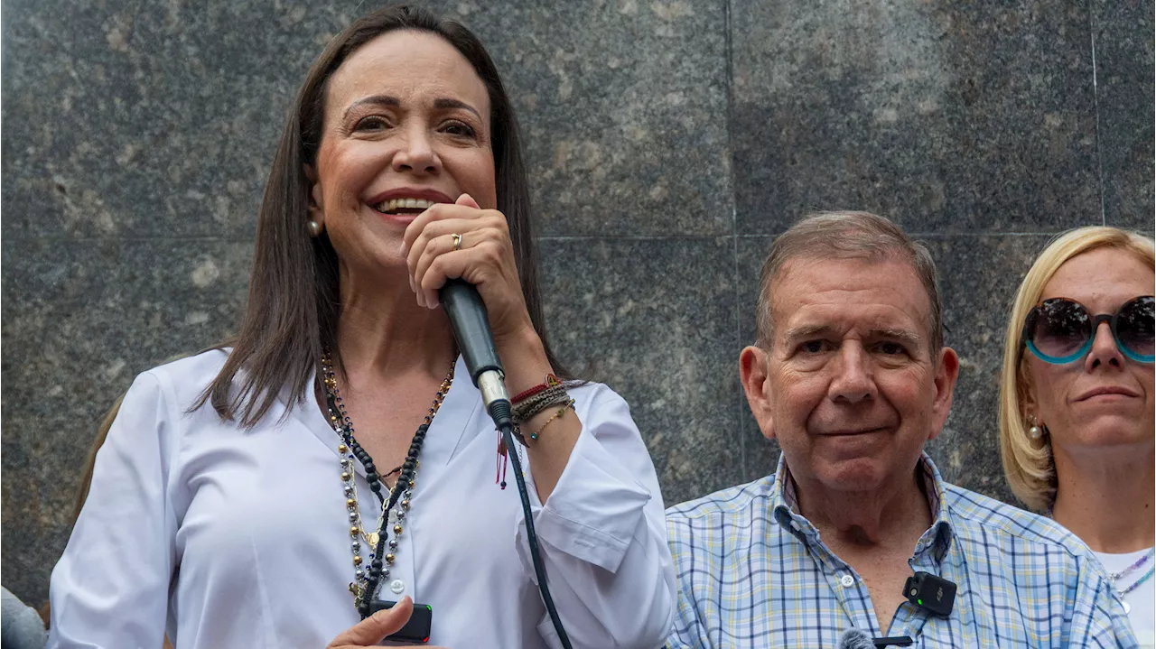 María Corina Machado defiende como 'necesario' el exilio de Edmundo González