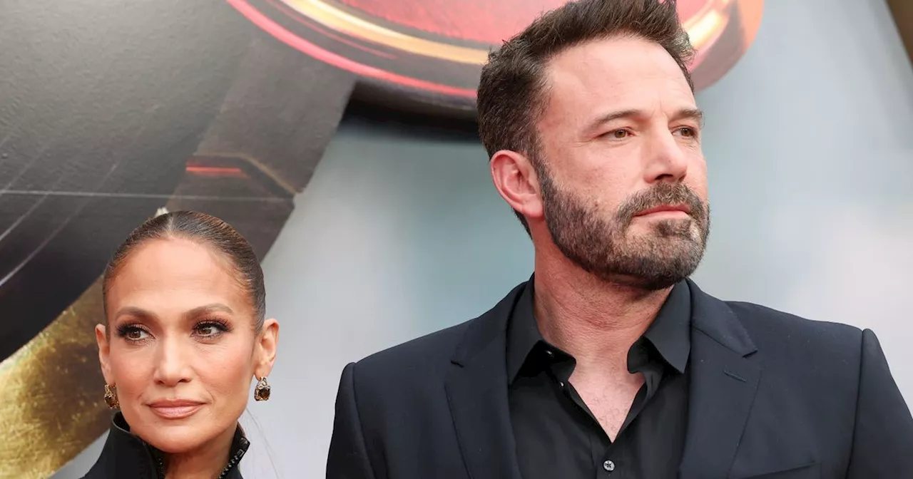 Jennifer Lopez appears to remove Ben Affleck tattoo after confirming divorce