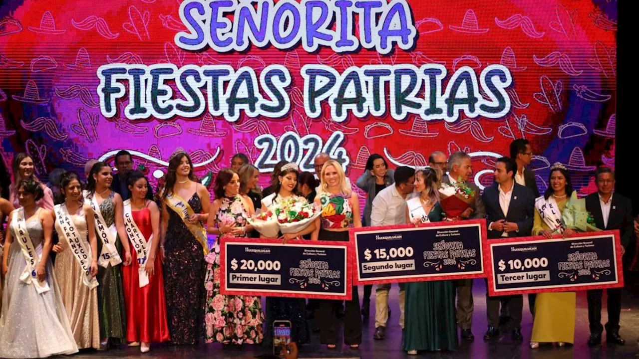 Gana Johana Itzel Montoya el premio ‘Señorita Fiestas Patrias Huixquilucan 2024’