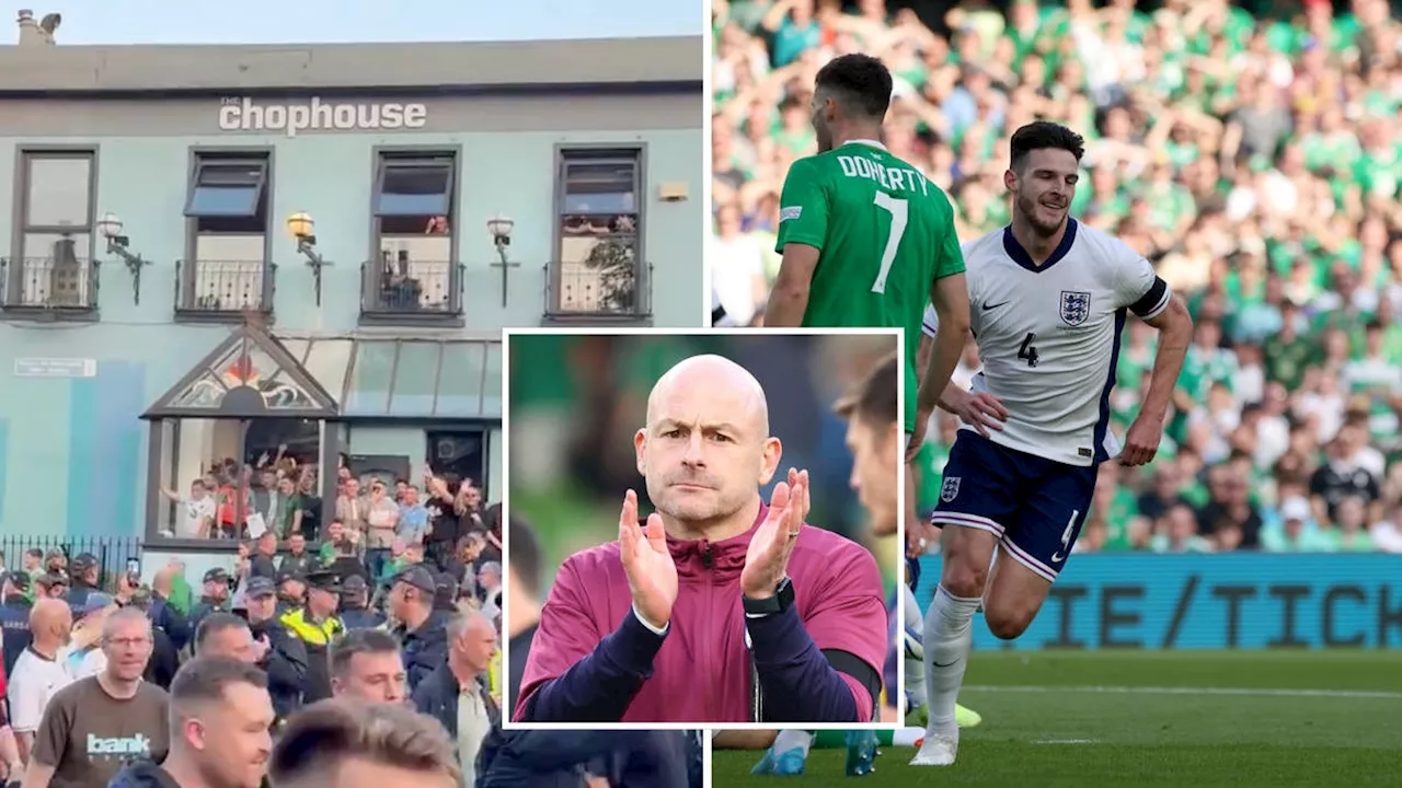 Irish fans cruelly taunt England fans by mocking Elizabeth II on second anniversary of her death