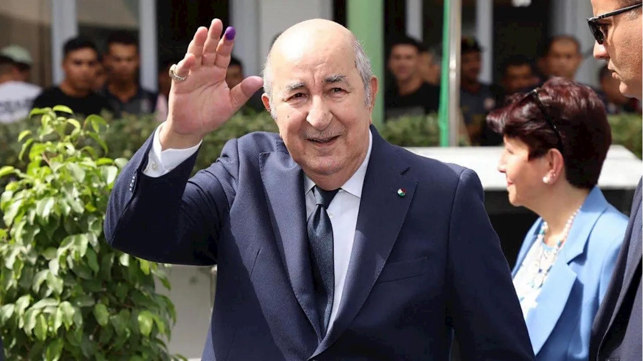 En Algérie, le président Tebboune réélu sans surprise à la tête avec près de 95 % des voix