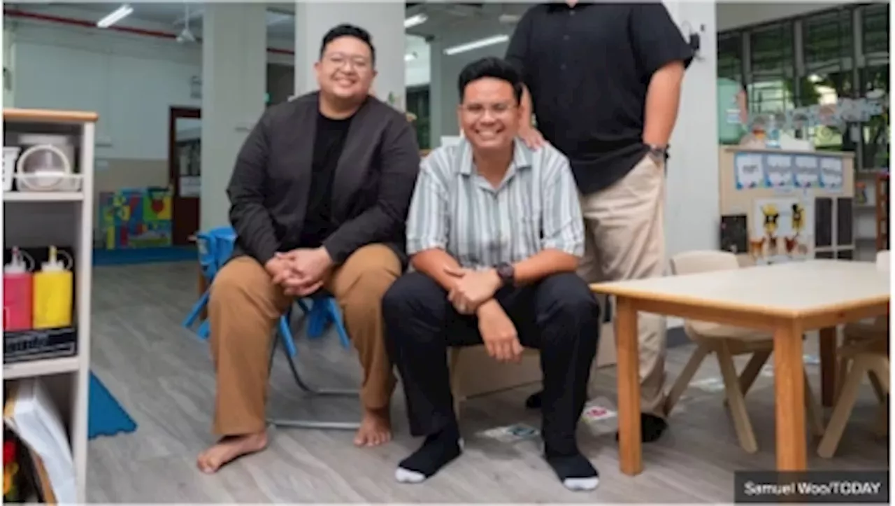 Male Teachers Male preschool teachers in Singapore band together as