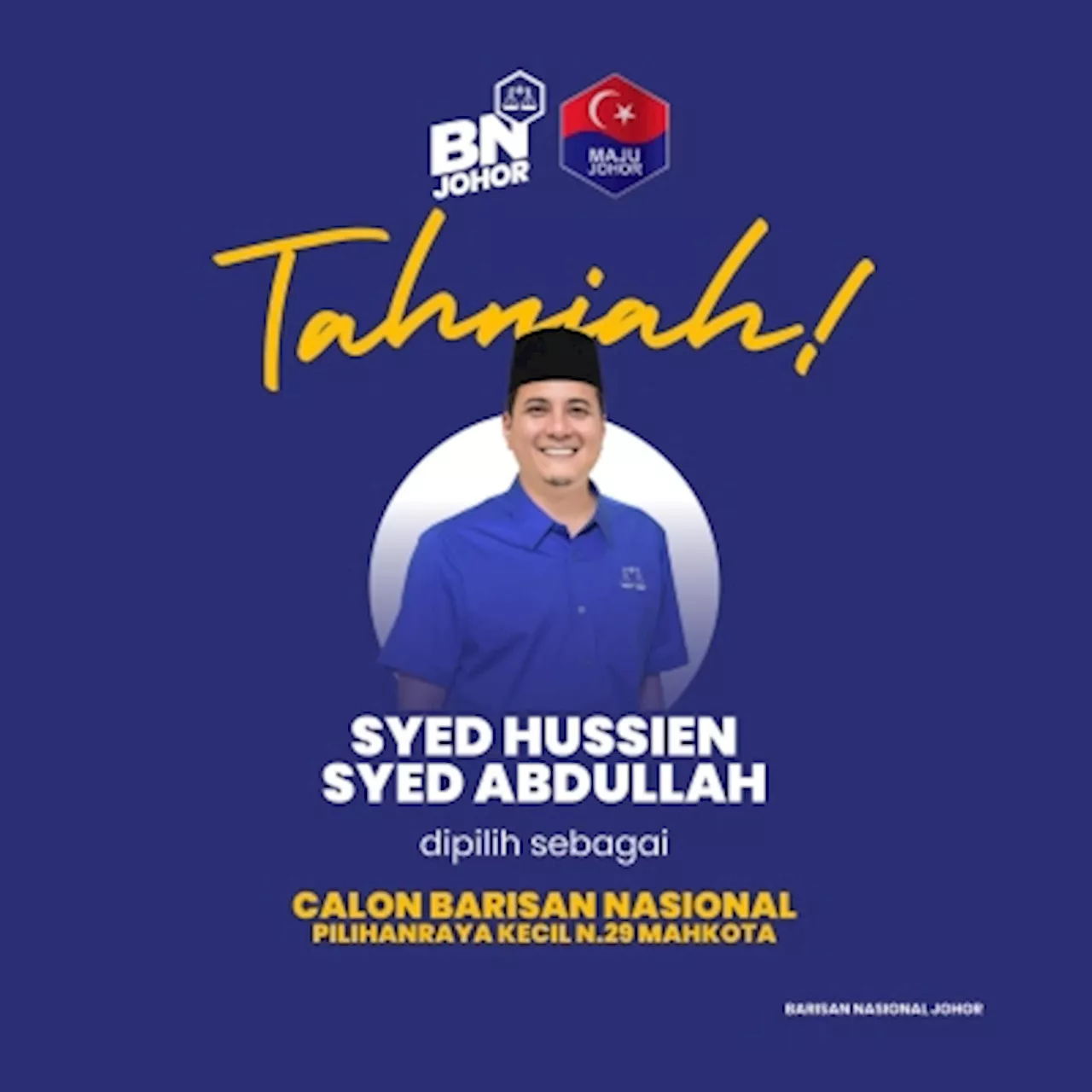 Syed Hussien eyes Mahkota win, committed to following in Sharifah Azizah’s footsteps