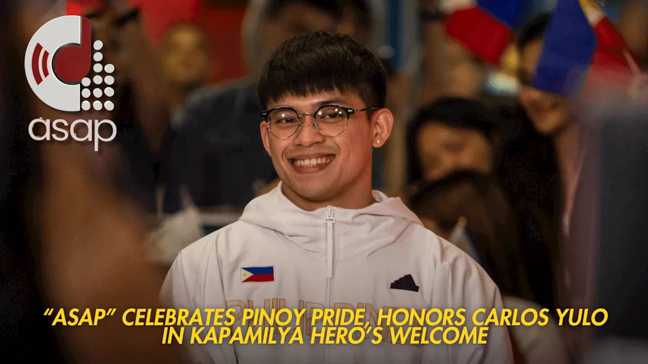 'ASAP' celebrates Pinoy Pride, honors Carlos Yulo in Kapamilya hero's welcome