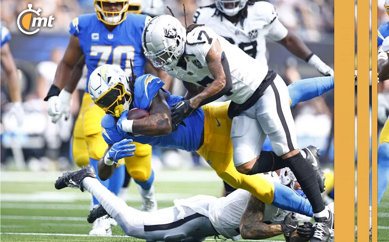 Raiders cayeron ante Chargers en la Semana 1