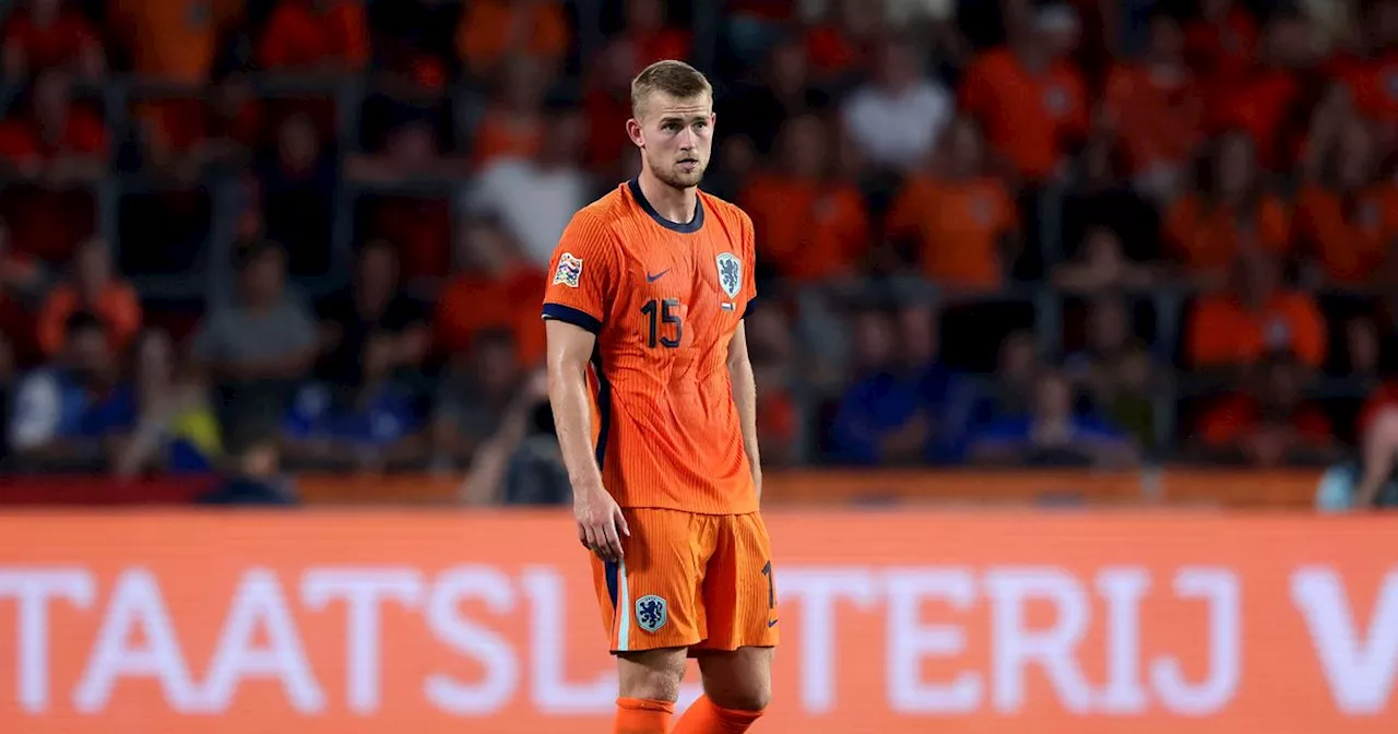 Man United's Matthijs de Ligt gives X-rated interview after Netherlands errors