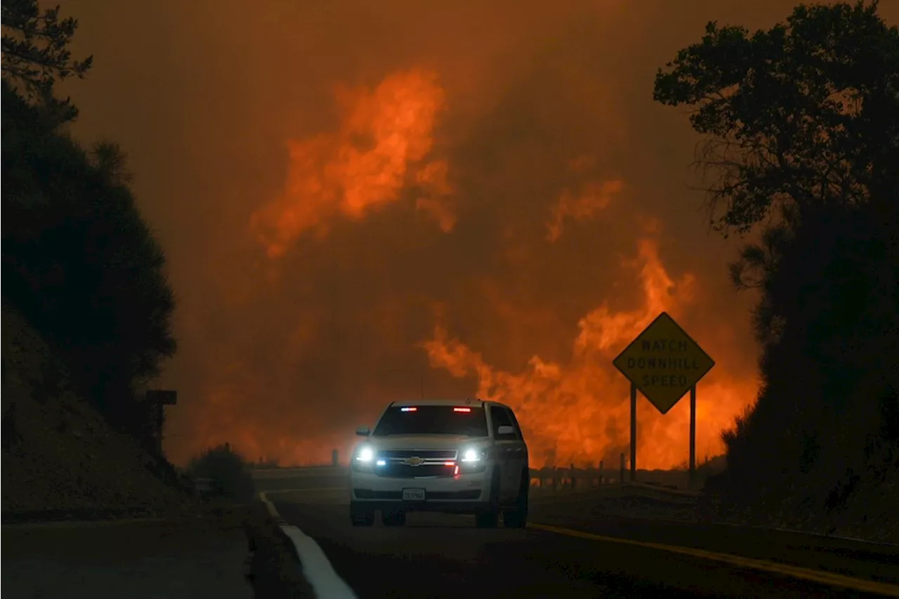 Wildfire burning east of LA sparks mandatory evacuations