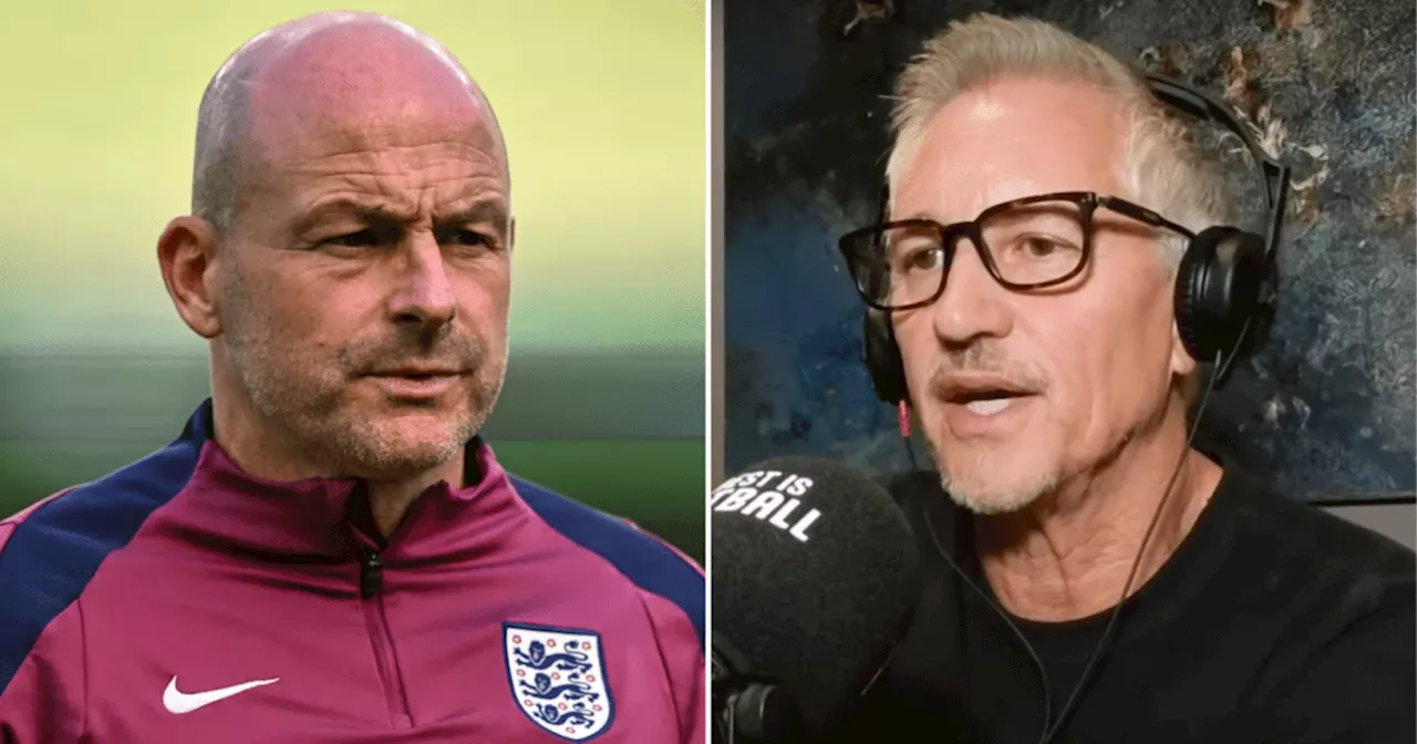 Gary Lineker defends England boss Lee Carsley over 'bonkers' national anthem row