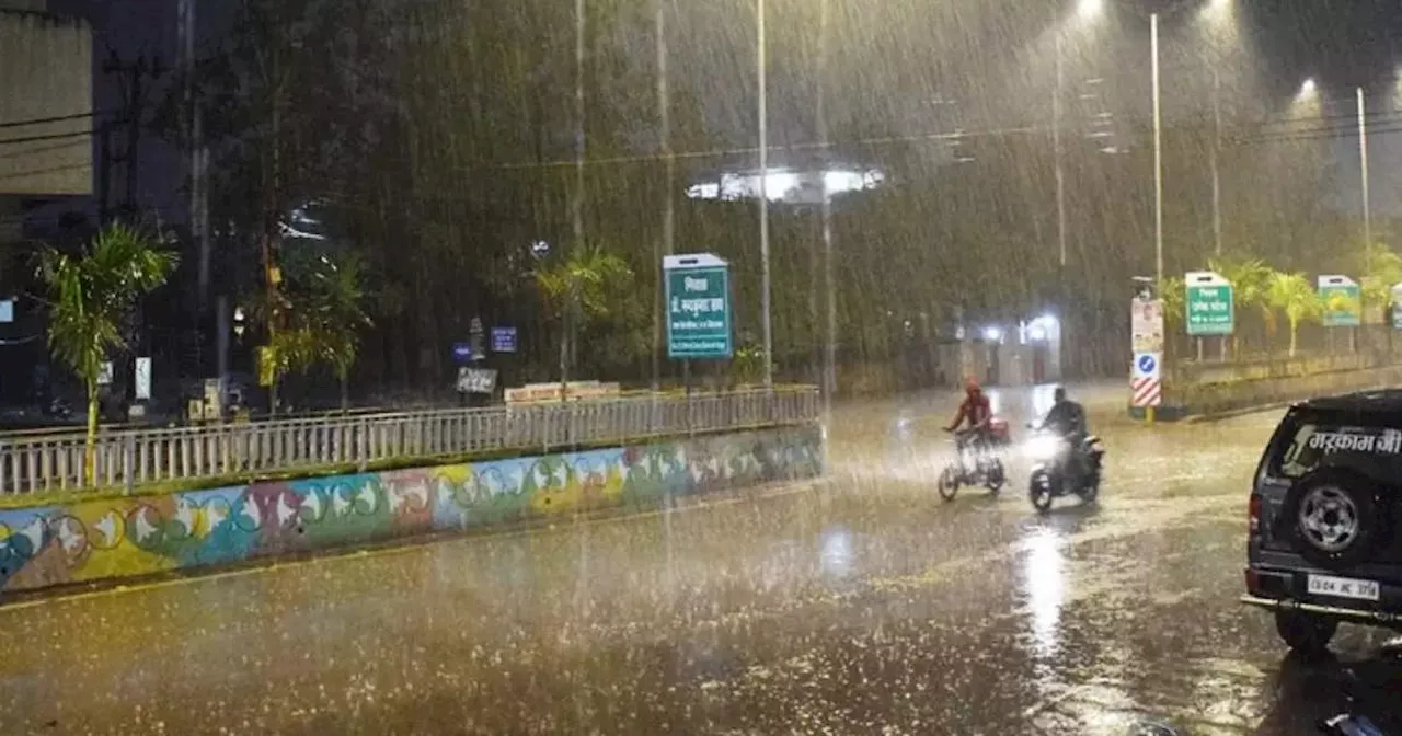 Heavy Rain: दिन में छा गया अंधेरा, राजधानी में जोरदार बारिश, 10 जिलों के लिए अलर्ट, मानसून ने फिर बदल की चाल