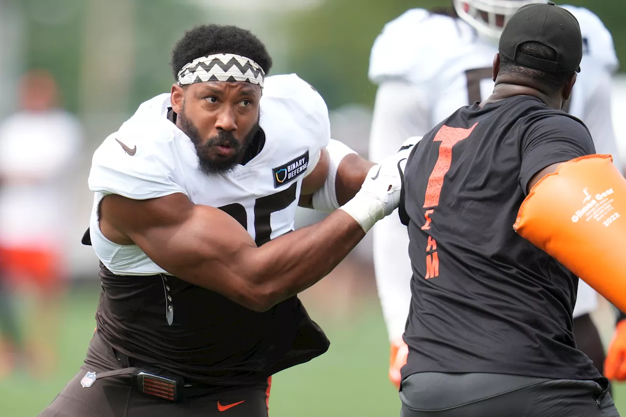 Browns' Myles Garrett relishing chance to face hometown Cowboys in Sunday's season opener