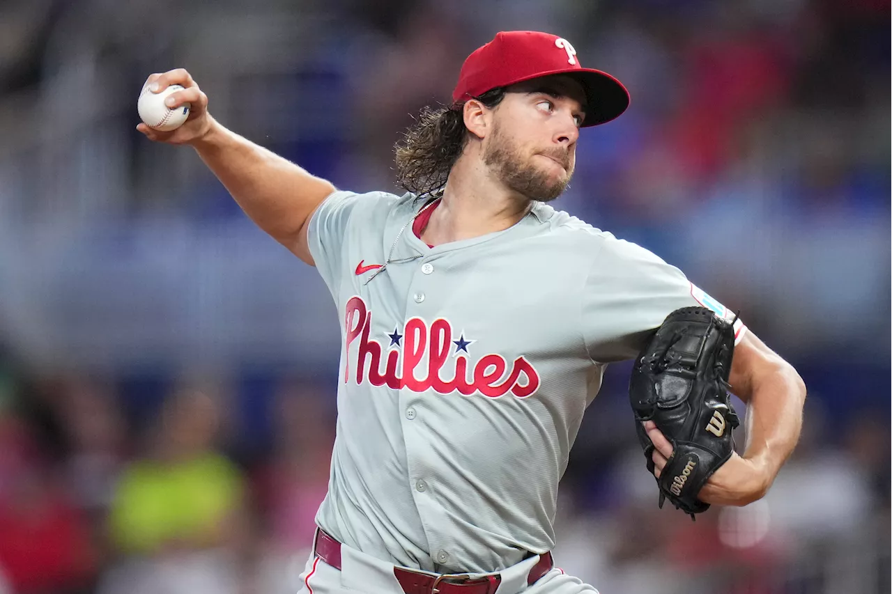 Nola ‘out of sync' in rare off day against Marlins, Phillies snap winning streak at six