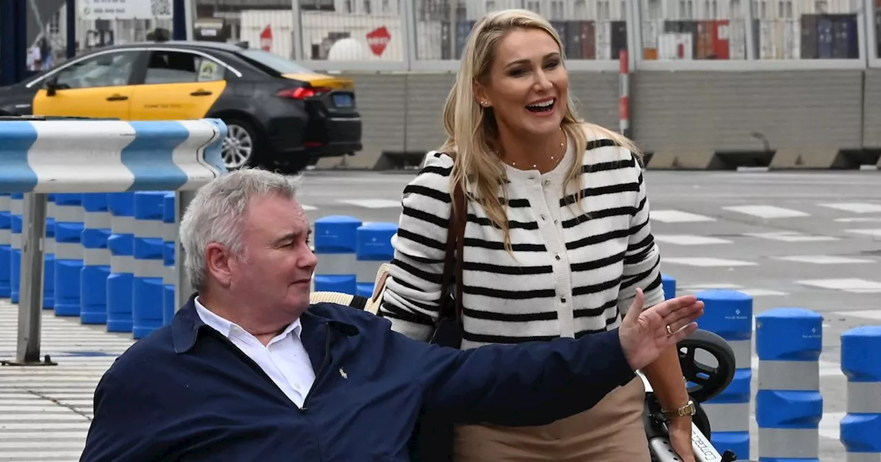 Eamonn Holmes, 64, and girlfriend Katie Alexander, 42, seen at airport together