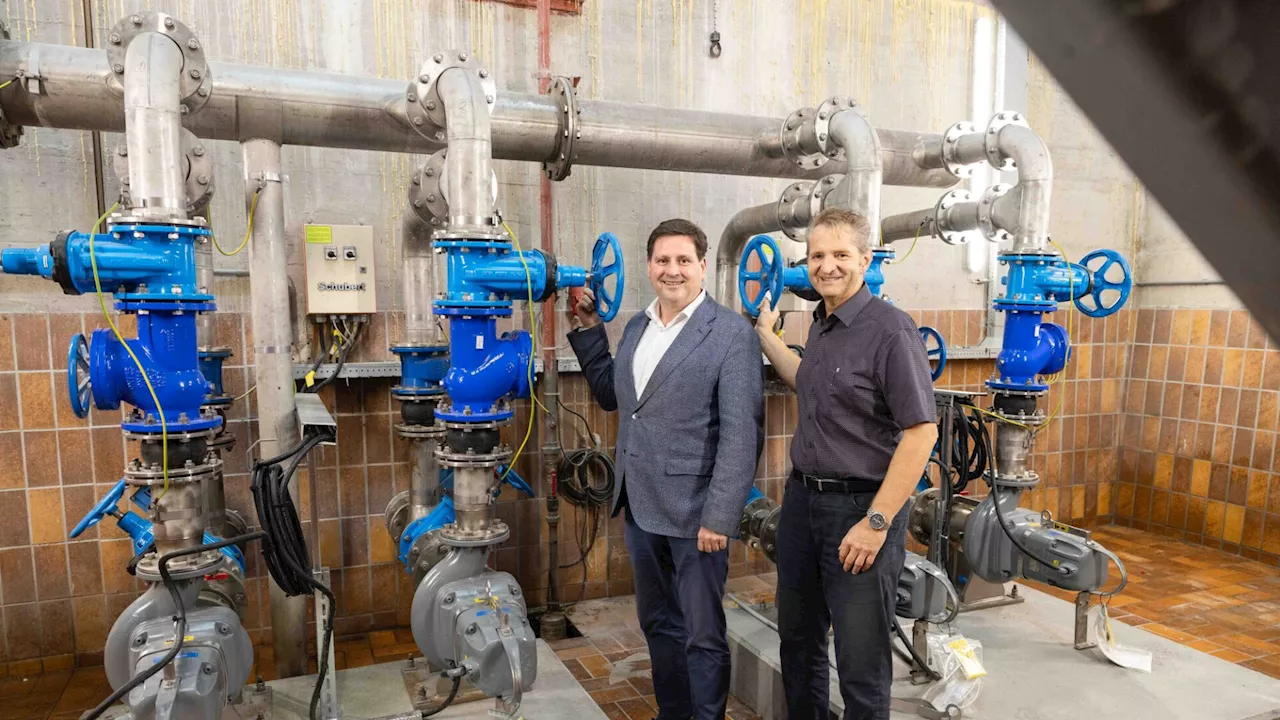 Baden: Abwasser-Pumpstation ist nun energieautark