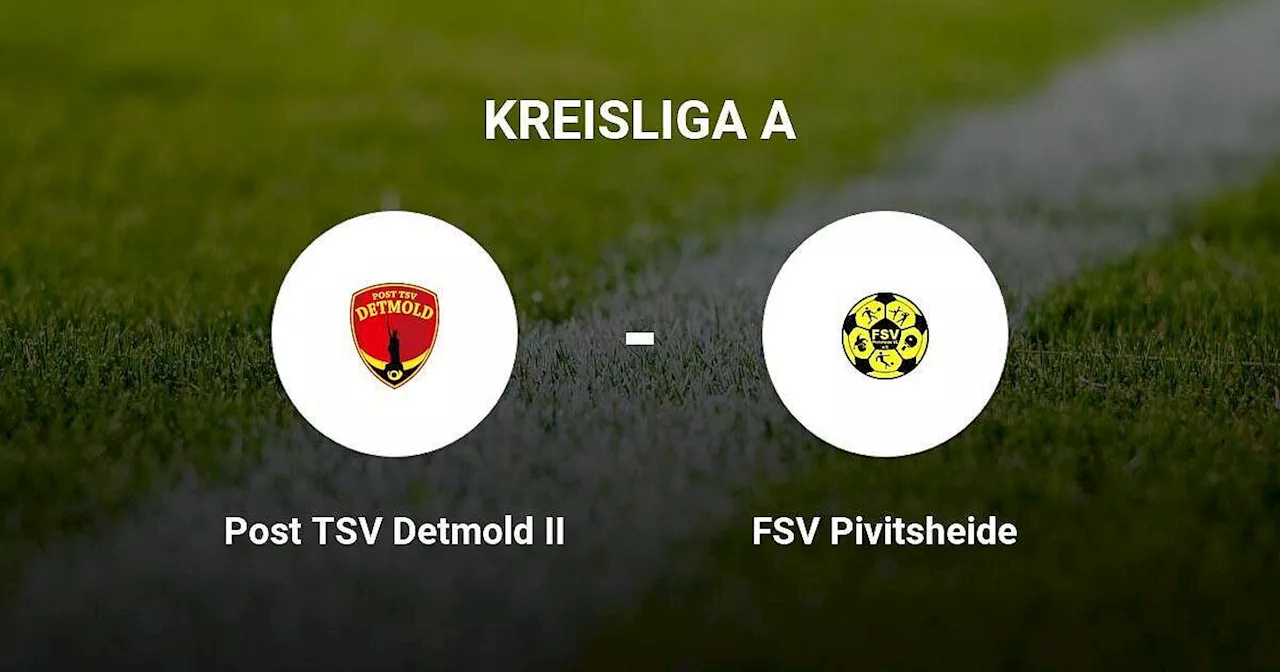 Der Post TSV Detmold II gegen das Team der FSV Pivitsheide