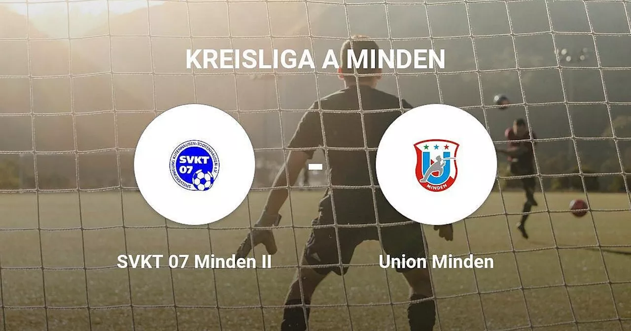 Der SVKT 07 Minden II gegen das Team die Union Minden