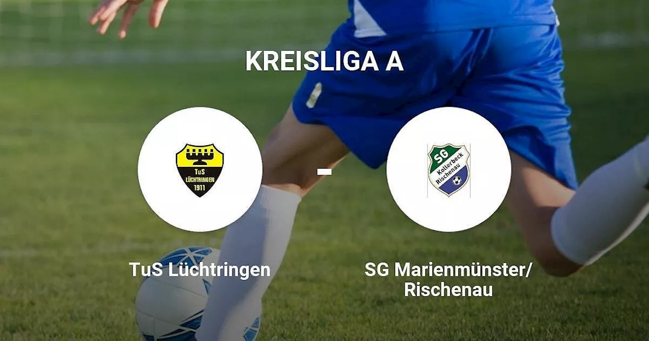 Der TuS Lüchtringen gegen das Team die SG Marienmünster/Rischenau