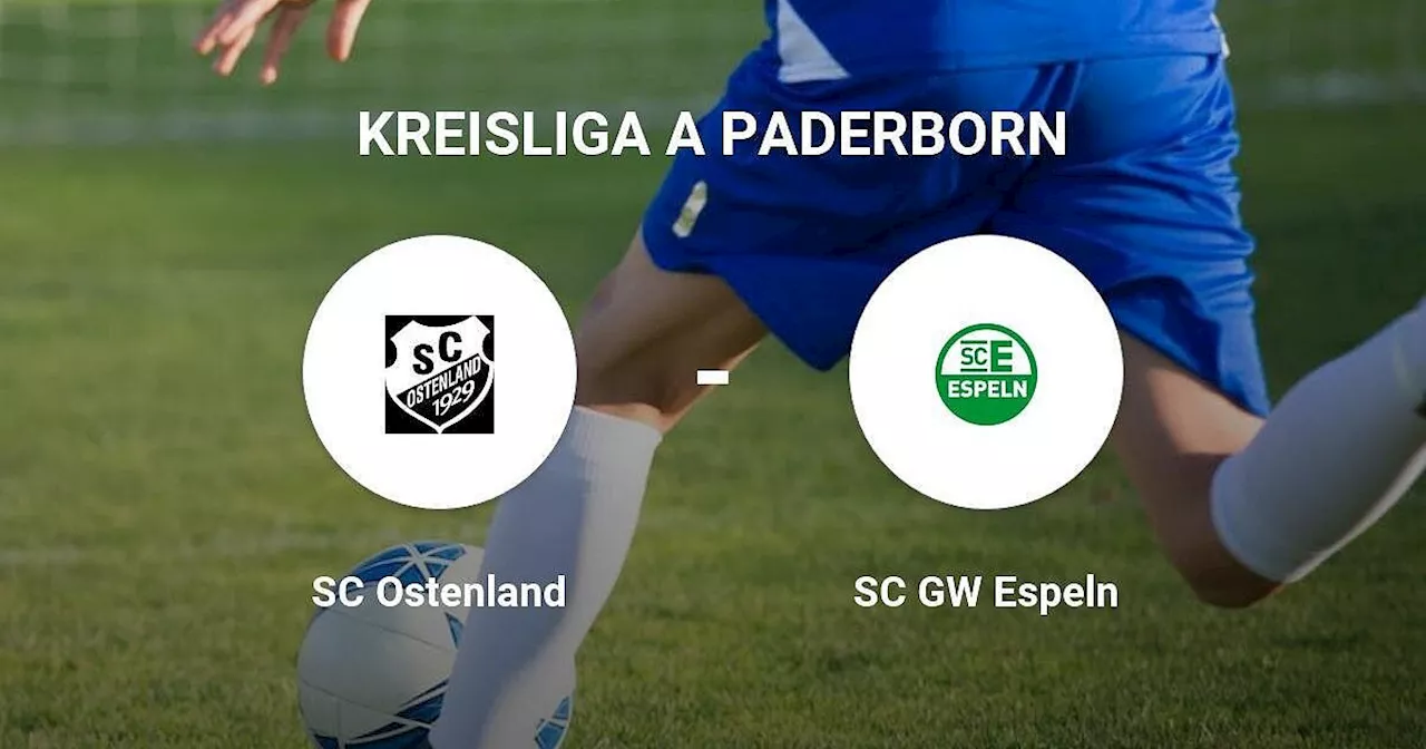 SC GW Espeln geht gegen SC Ostenland unter
