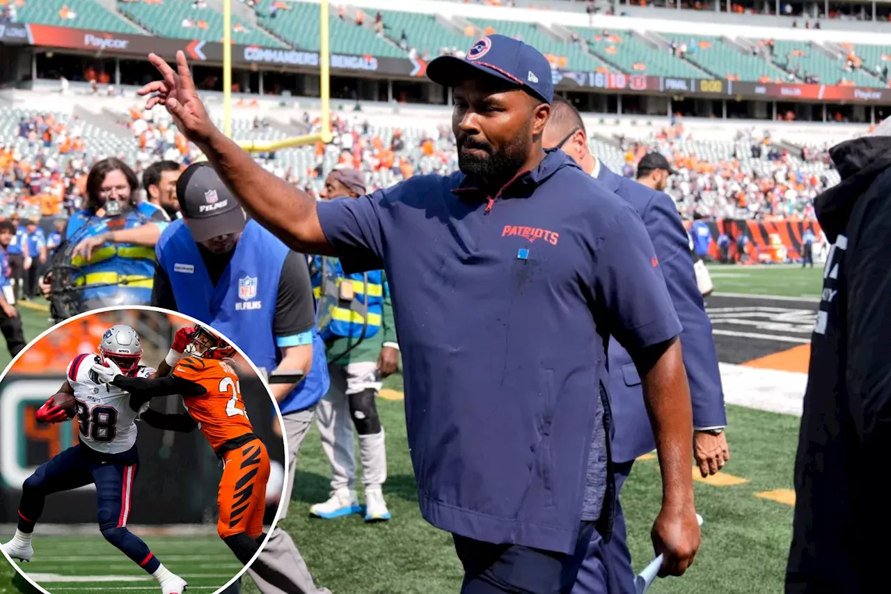 Patriots stun Bengals in Jerod Mayo's first game as head coach