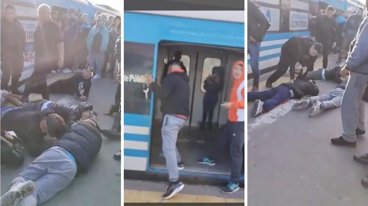 Pelea feroz en el tren Sarmiento: hubo corridas, enfrentamientos y 11 detenidos