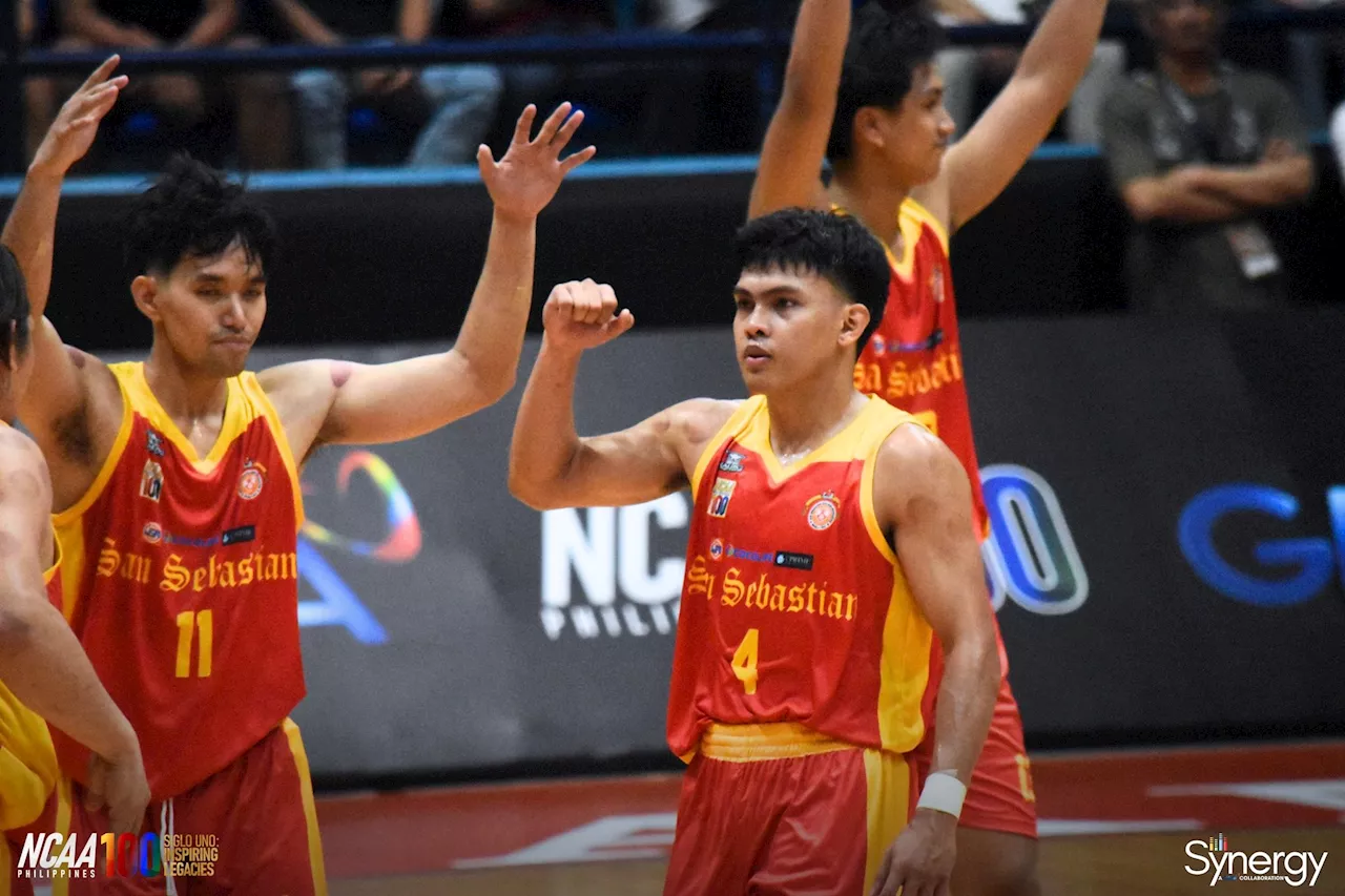 NCAA: Paeng Are lifts San Sebastian past Letran; EAC outlasts Arellano in OT