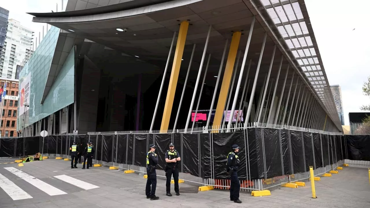 Protests in Melbourne over weapons expo