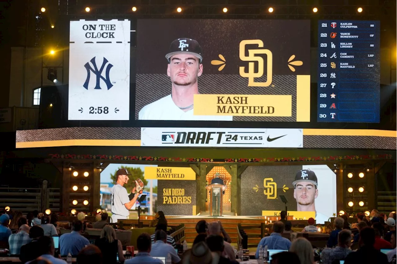 Padres minors: 2024 draftees Kash Mayfield, Boston Bateman visit Petco Park