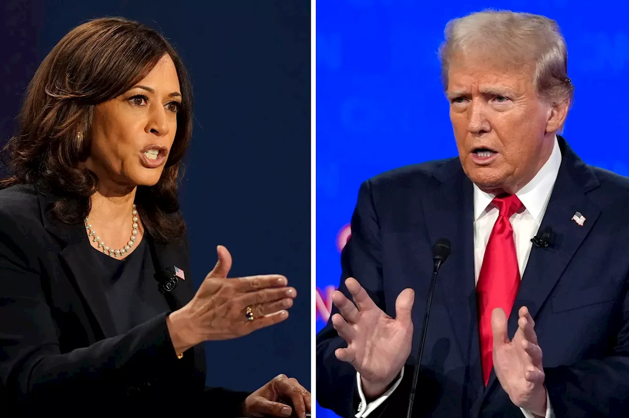 Kamala Harris à frente de Donald Trump em estados críticos mas Pensilvânia está empatada