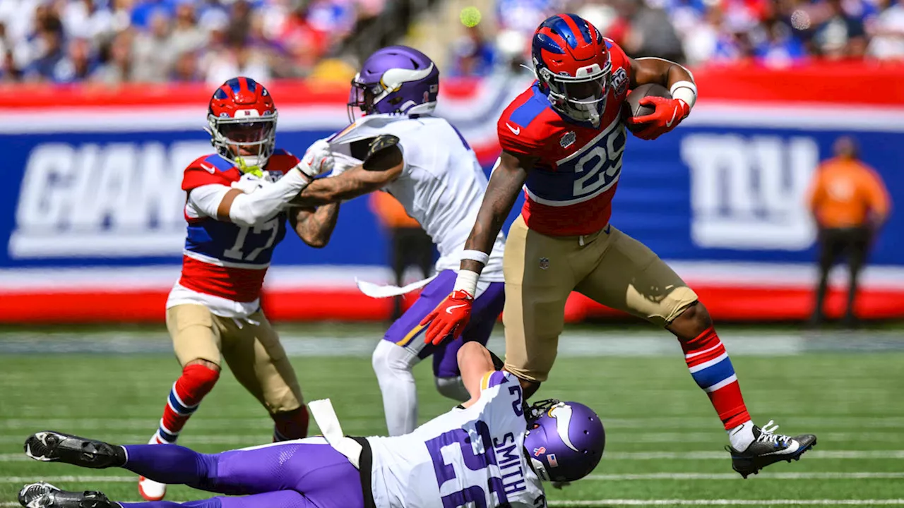Former Purdue RB Tyrone Tracy Jr. Makes NFL Debut for New York Giants