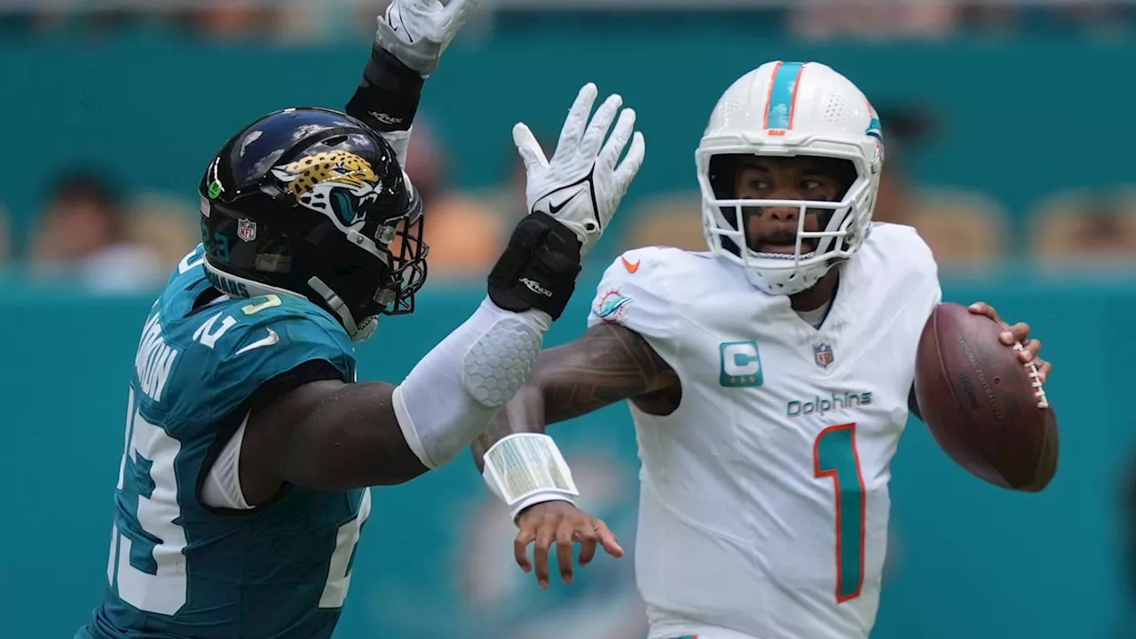 Miami Dolphins-Jacksonville Jaguars Week 1 Halftime Observations