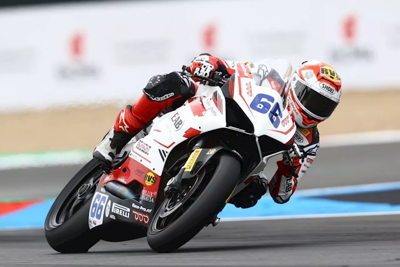 Magny-Cours, Lauf 1: Ducati-Triumph, Schrötter 17.