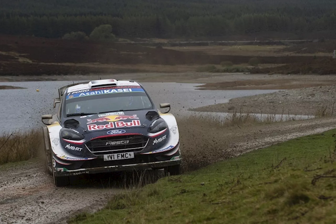 Wales: Ogier führt nach einem dramatischen Tag