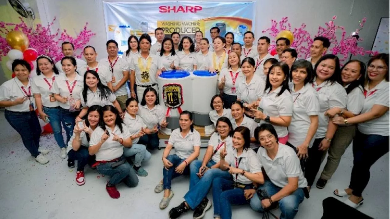 Sharp marks 11 millionth washing machine milestone production