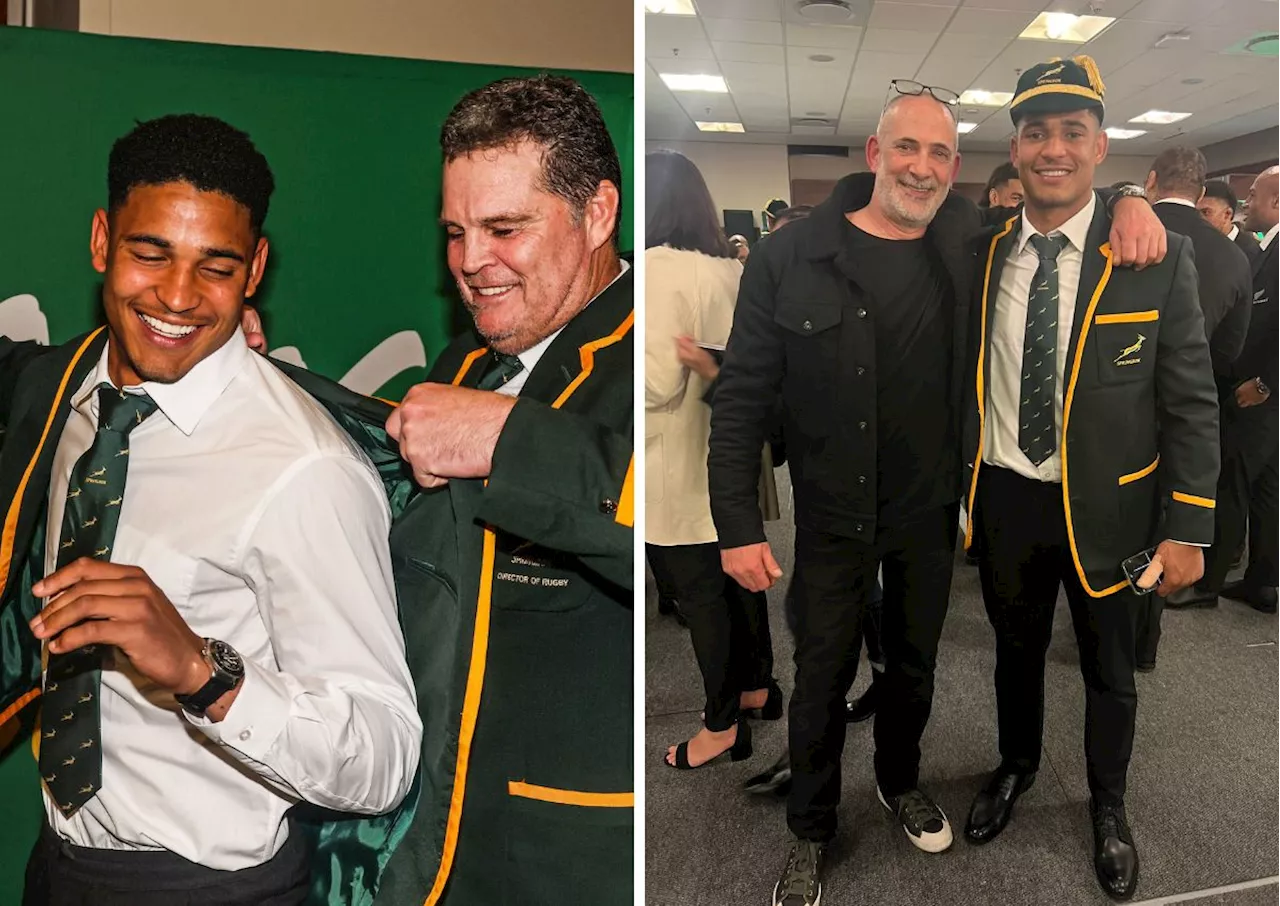 ‘Honoured’: Sacha’s dad celebrates his Springboks capping