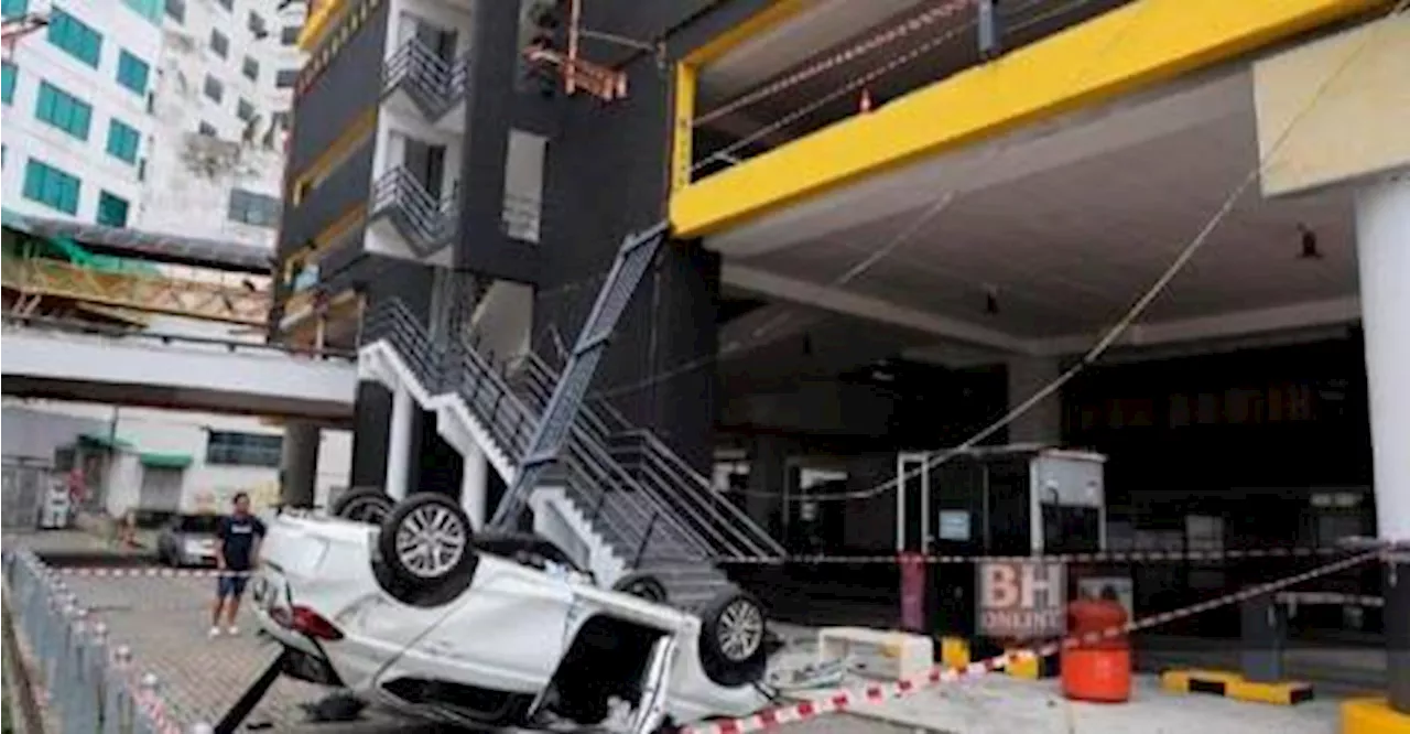 Teenage driver injured after car plunges from Seremban Terminal One parking lot