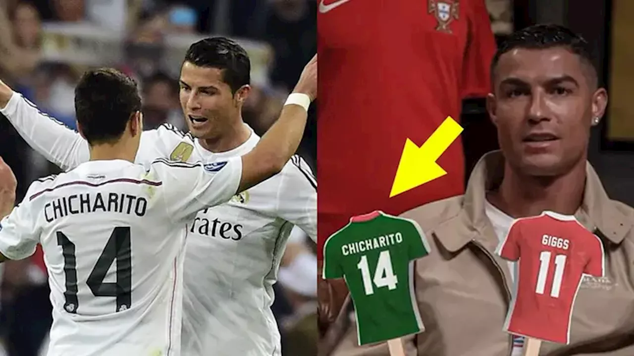 Cristiano Ronaldo compara a Chicharito con leyenda del Manchester United