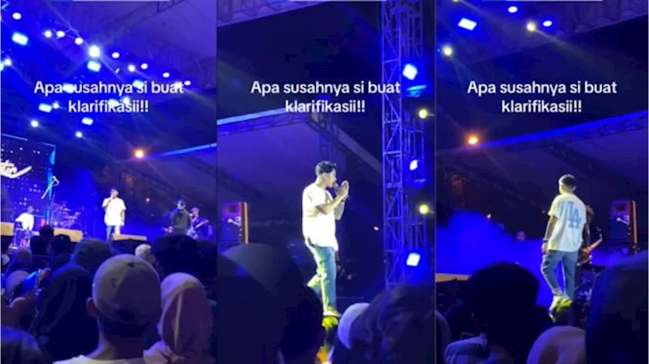 Gilga Sahid Lempar Mic saat Konser di Cirebon, Bentuk Kecewa dengan Penyelenggara