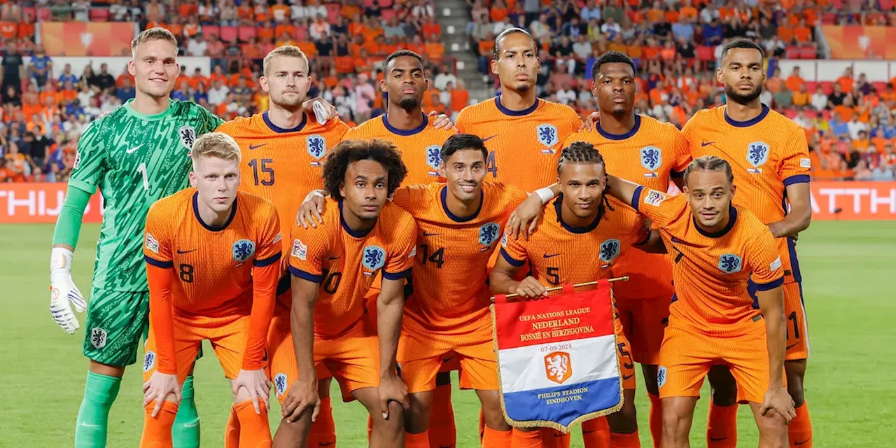 Oranje toont 'slaperigheid': 'Van Dijk en De Ligt zagen er ineens oud uit'