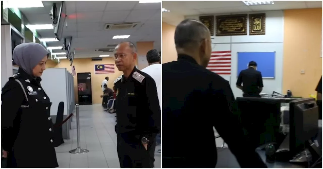  Senior Immigration Officer Asks During Surprise Visit at PJ Branch