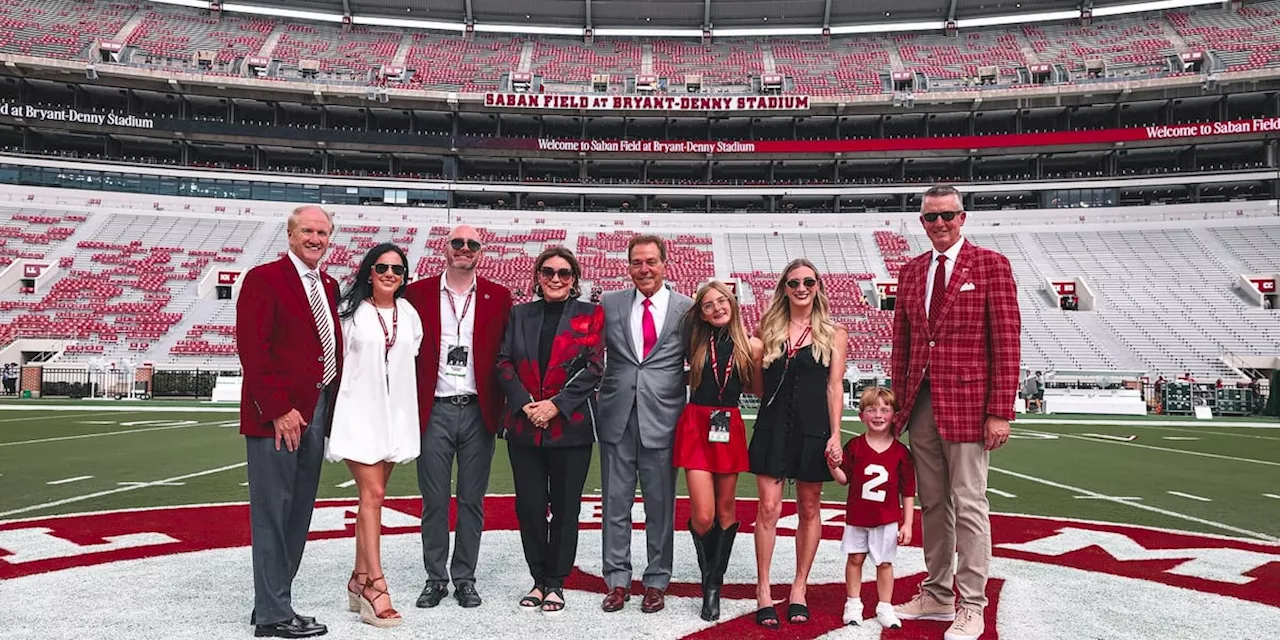 Alabama officially adds Nick Saban Field to stadium name in pre-game ceremony