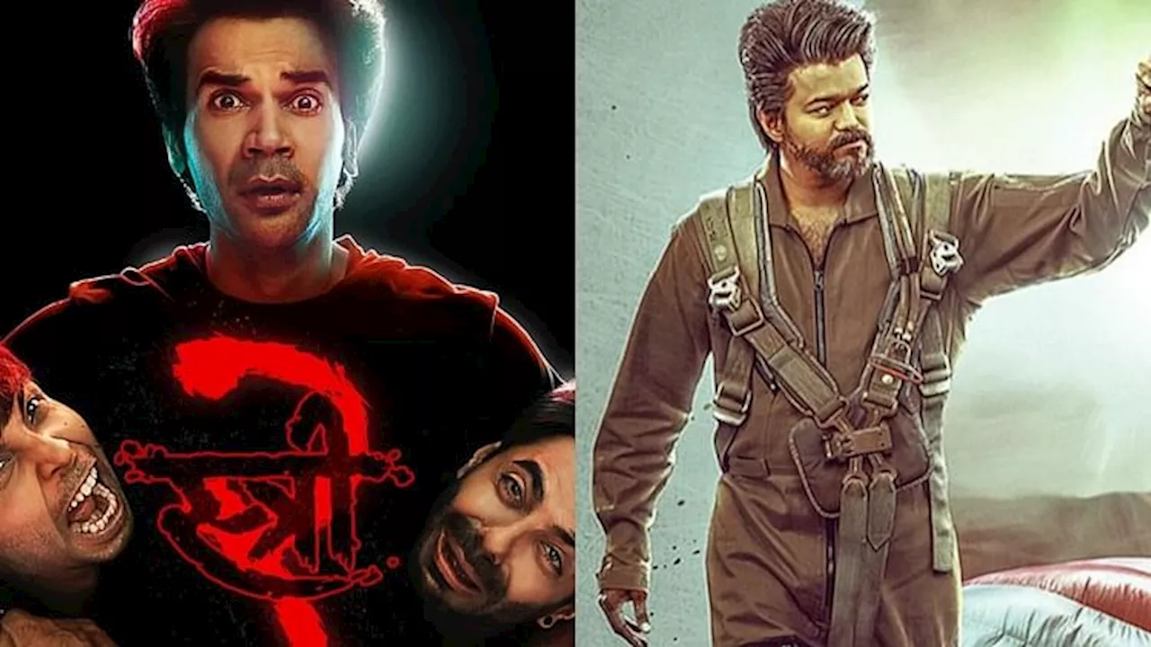 Box Office Collection: चौथे दिन 'गोट' के कलेक्शन में मामूली बढ़त, 'स्त्री 2' की कमाई में 25वें दिन दिखा उछाल