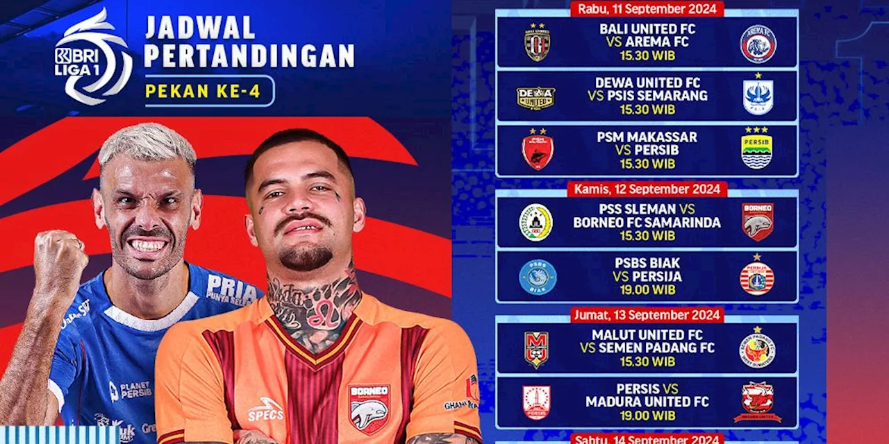 Link Live Streaming Pekan ke-4 BRI Liga 1 di Vidio Pekan Ini