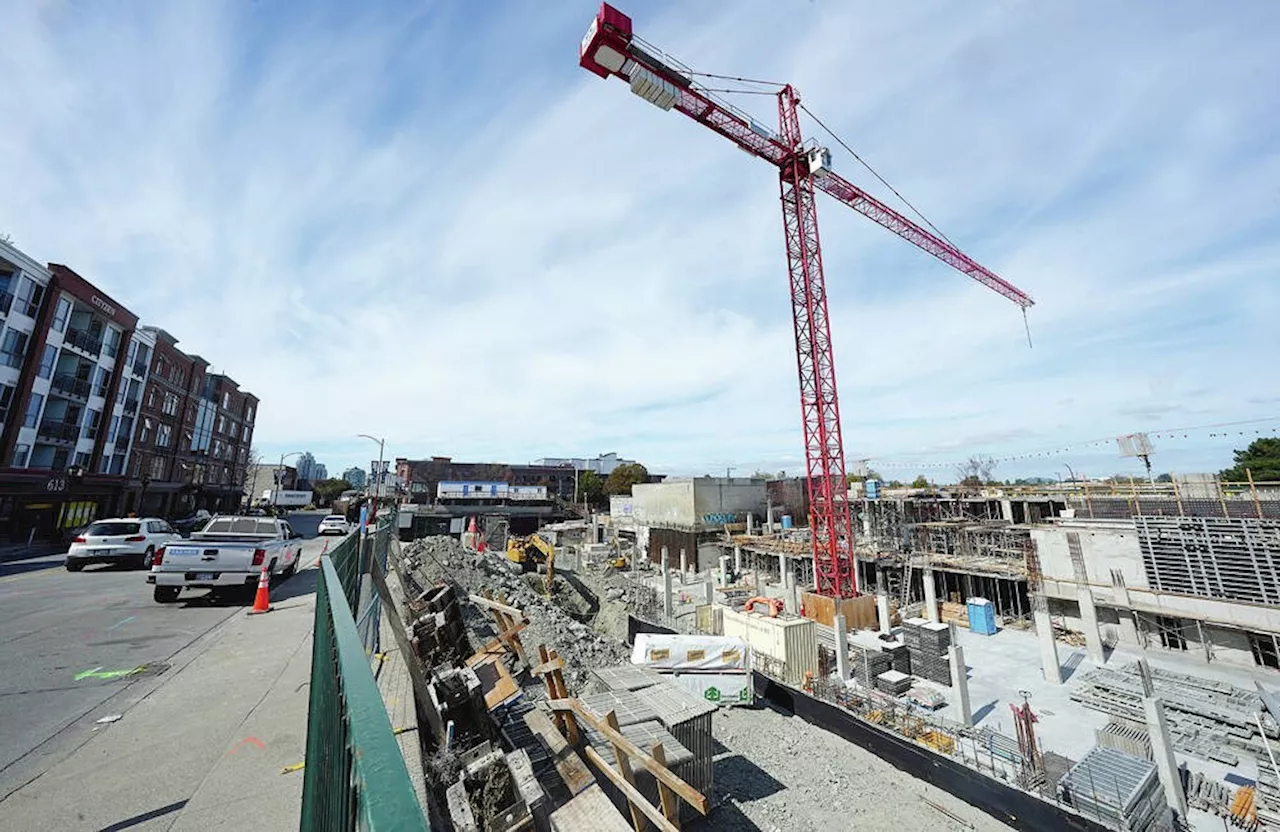 Two injured when crane drops concrete form at Chinatown construction site